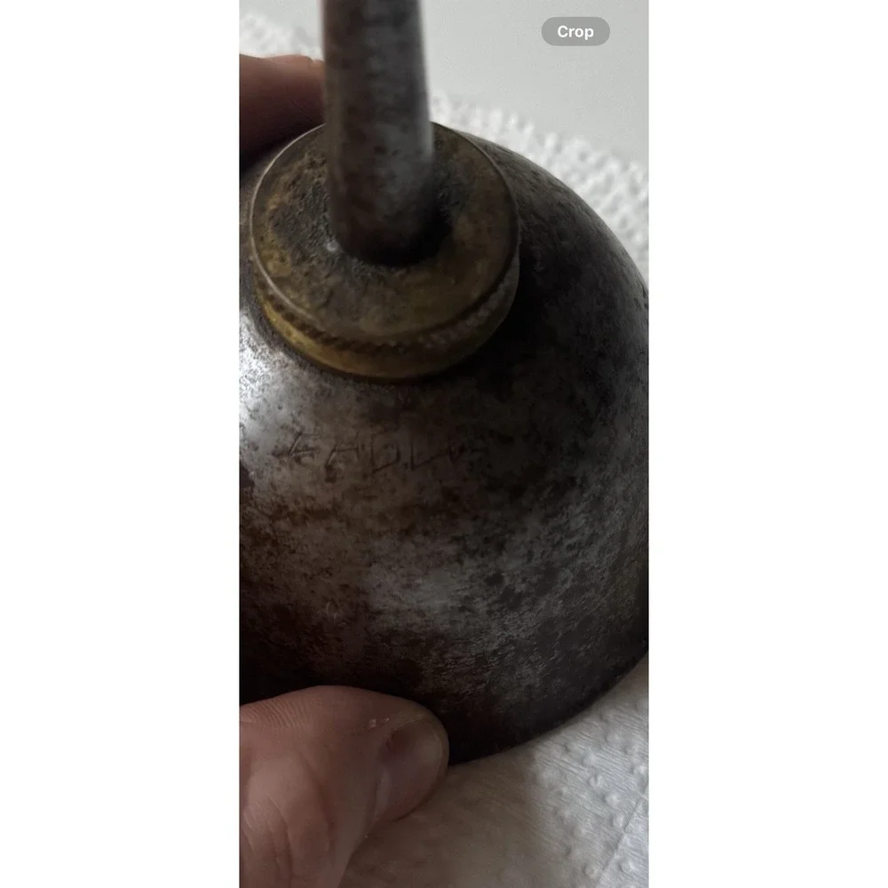 Vintage Eagle Metal Oil Can Long Spout Machinist Oiler Industrial Tool USA